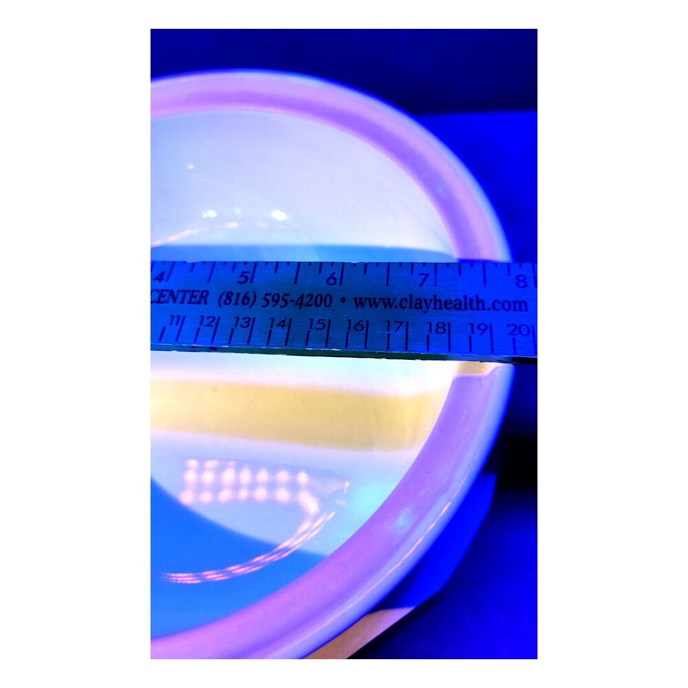 736. Halls Superior Kitchenware Covered Casserole Dish UV Reactive - Picture 8 of 8